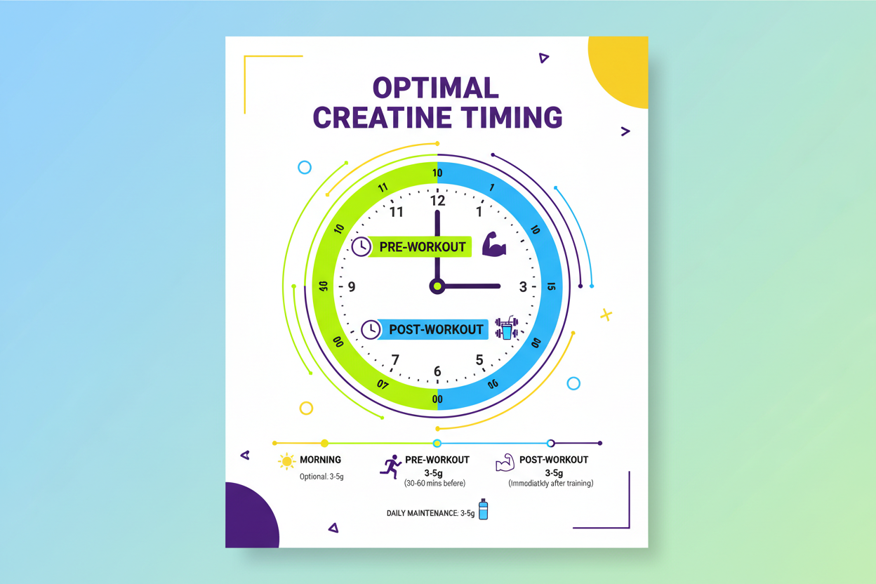 What is the best time to take Creatine? and How?