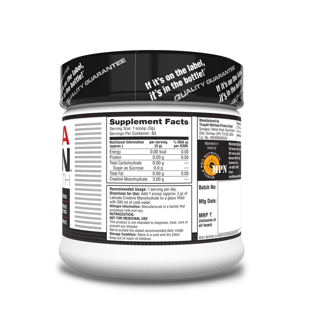 Labrada Crealean Strength Creatine Powder