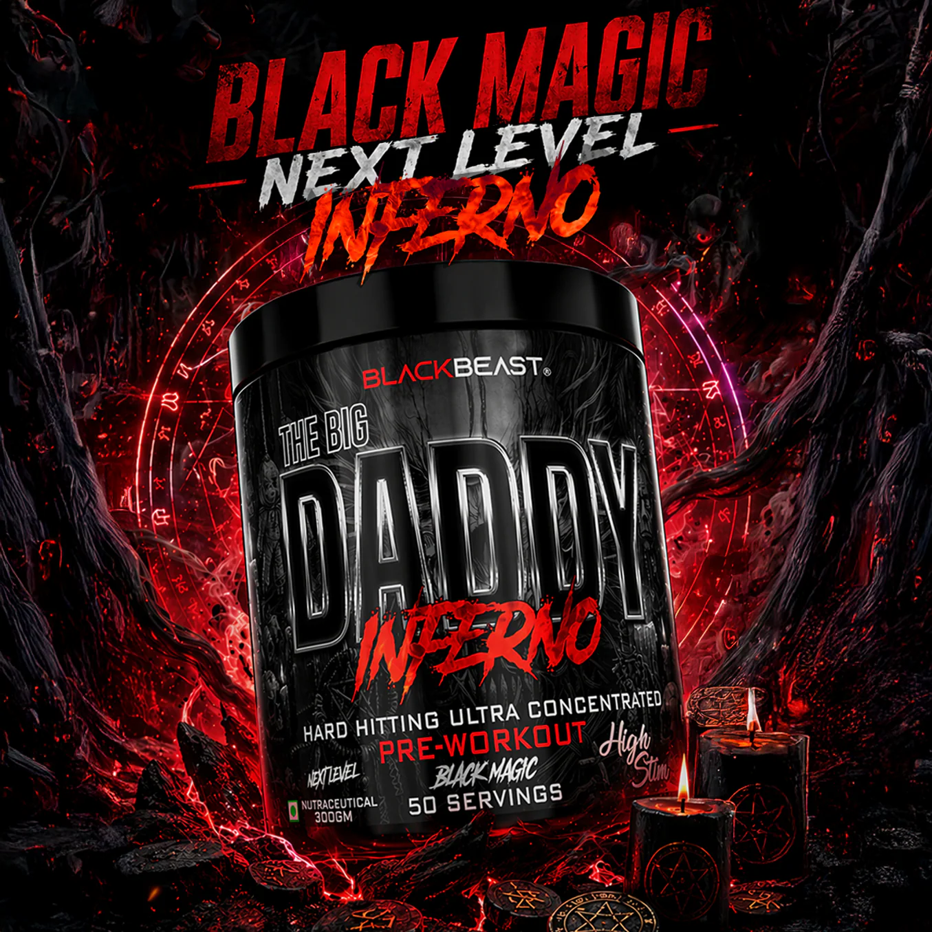 Black Beast The Big Daddy Inferno Pre workout