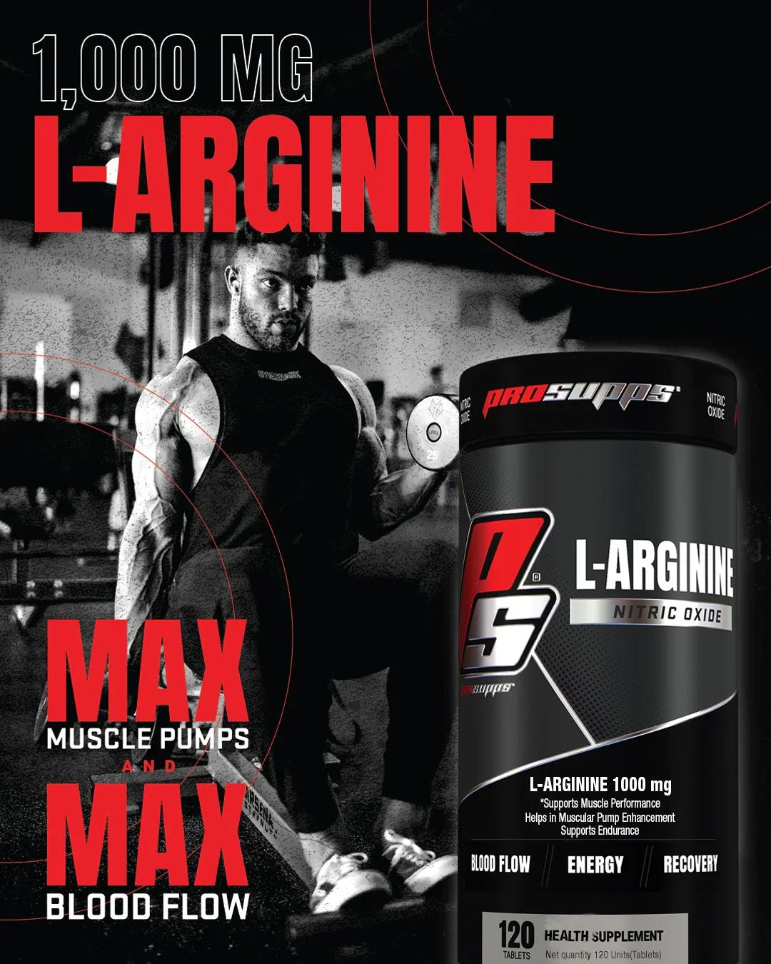 ProSupps L-Arginine Nitrix Oxide - 120 Tablets