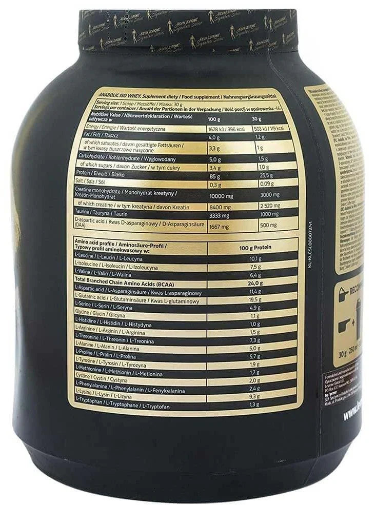 Kevin Levrone Anabolic Iso Whey - 5 Lb