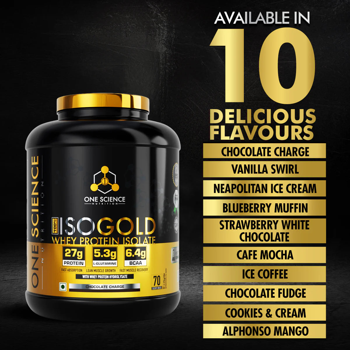One Science Isogold Isolate Protein 5 LB