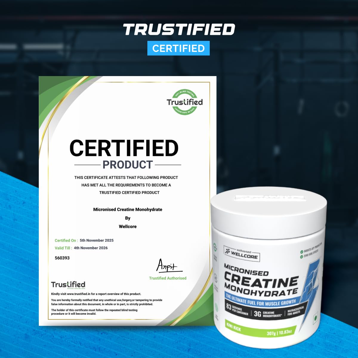 Wellcore Pure Micronised Creatine Monohydrate