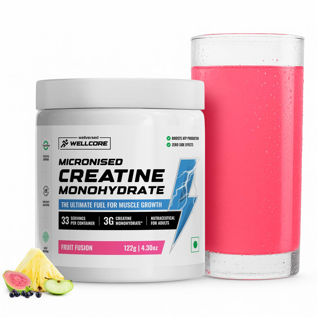 Wellcore Pure Micronised Creatine Powder (Fruit Fusion)