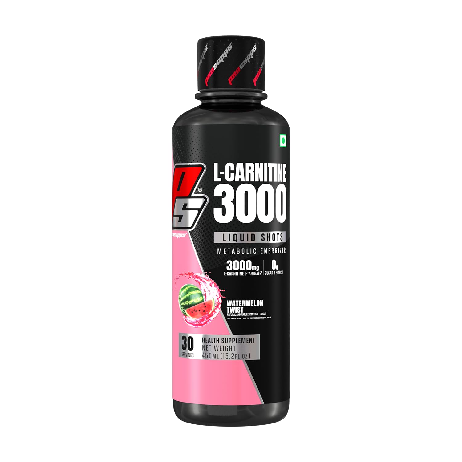 L Carnitine 3000 Liquid Shots | L Carnitine Pre Workout for Energy Boost | Energy Pre workout Supplement for Men and Women | Fat Burner and Weight Loss Drink | 450ml