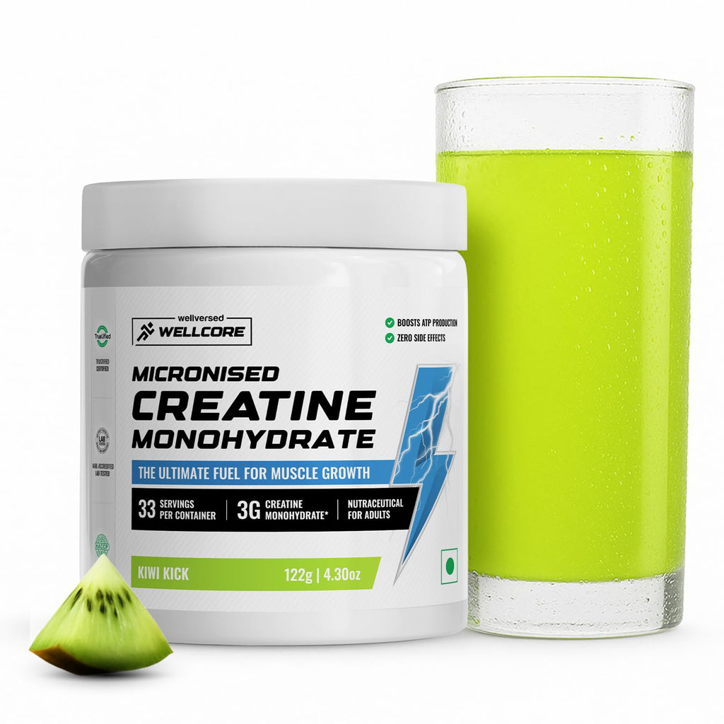 Wellcore Pure Micronised Creatine Powder - 33 Servings