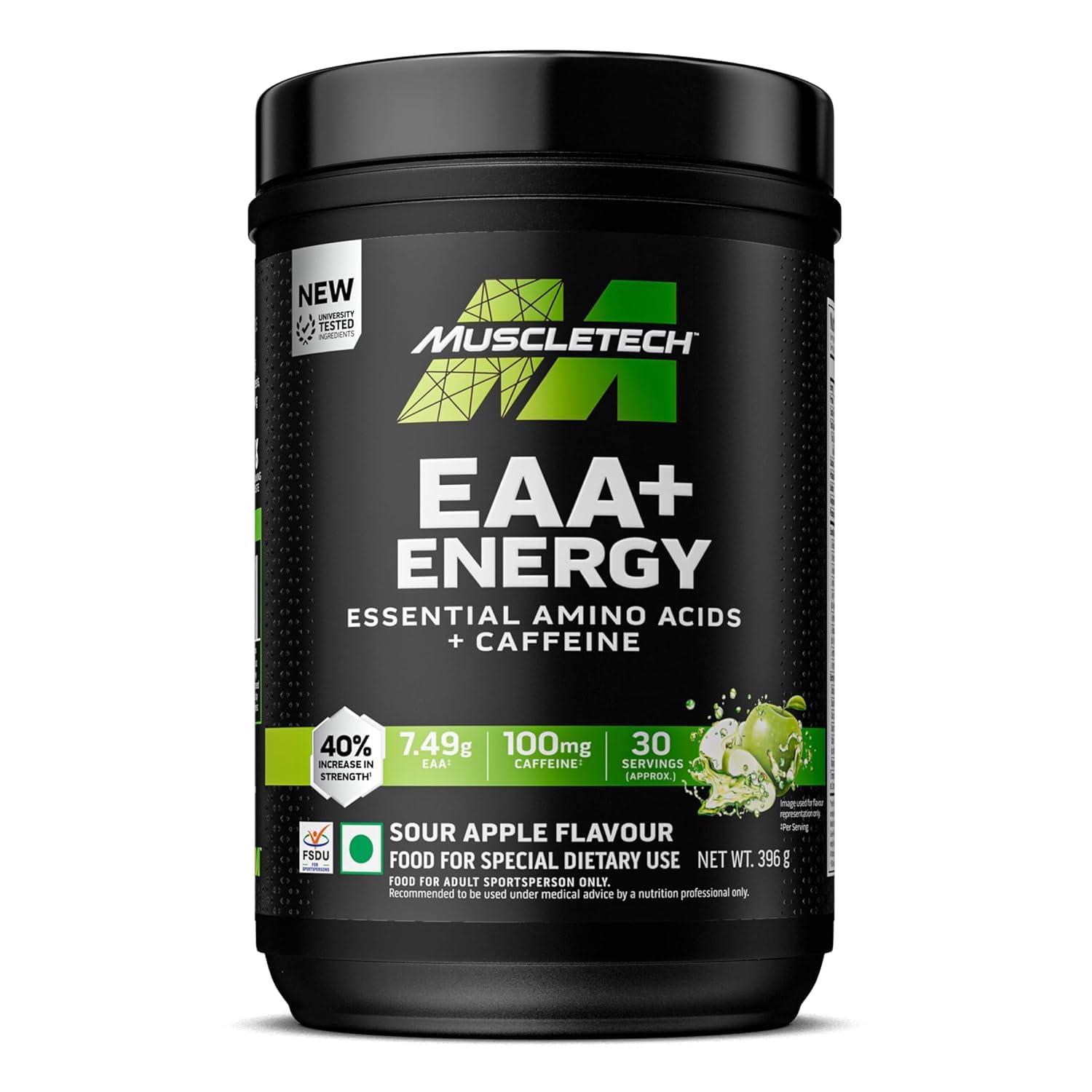MuscleTech Eaa + Energy | Essential Amino Acids + 100Mg Caffeine