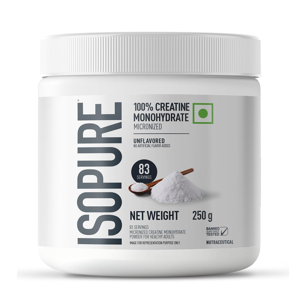 Isopure 100% Creatine Monohydrate Micronized, 250g- 83 servings