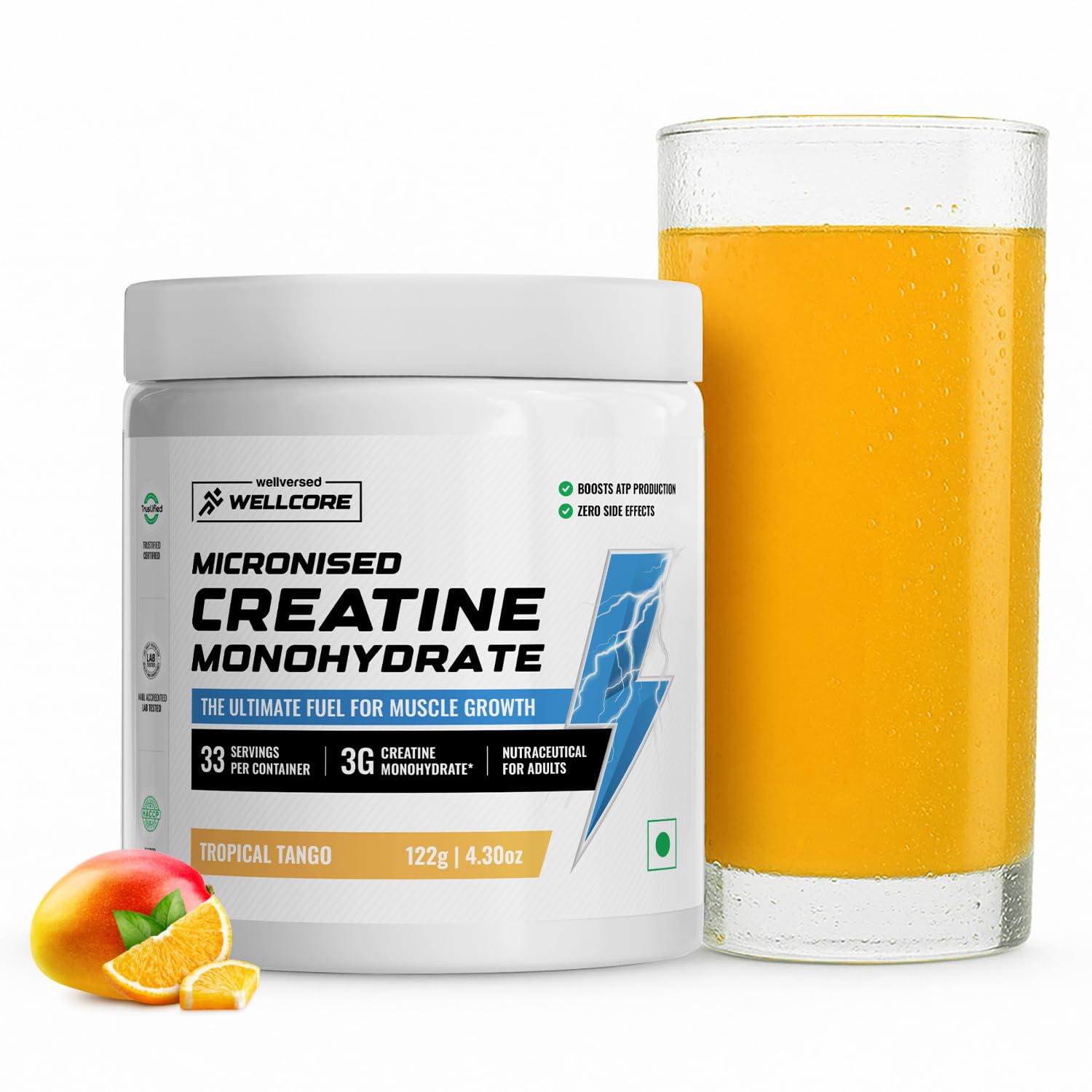 Wellcore Pure Micronised Creatine Powder - 33 Servings