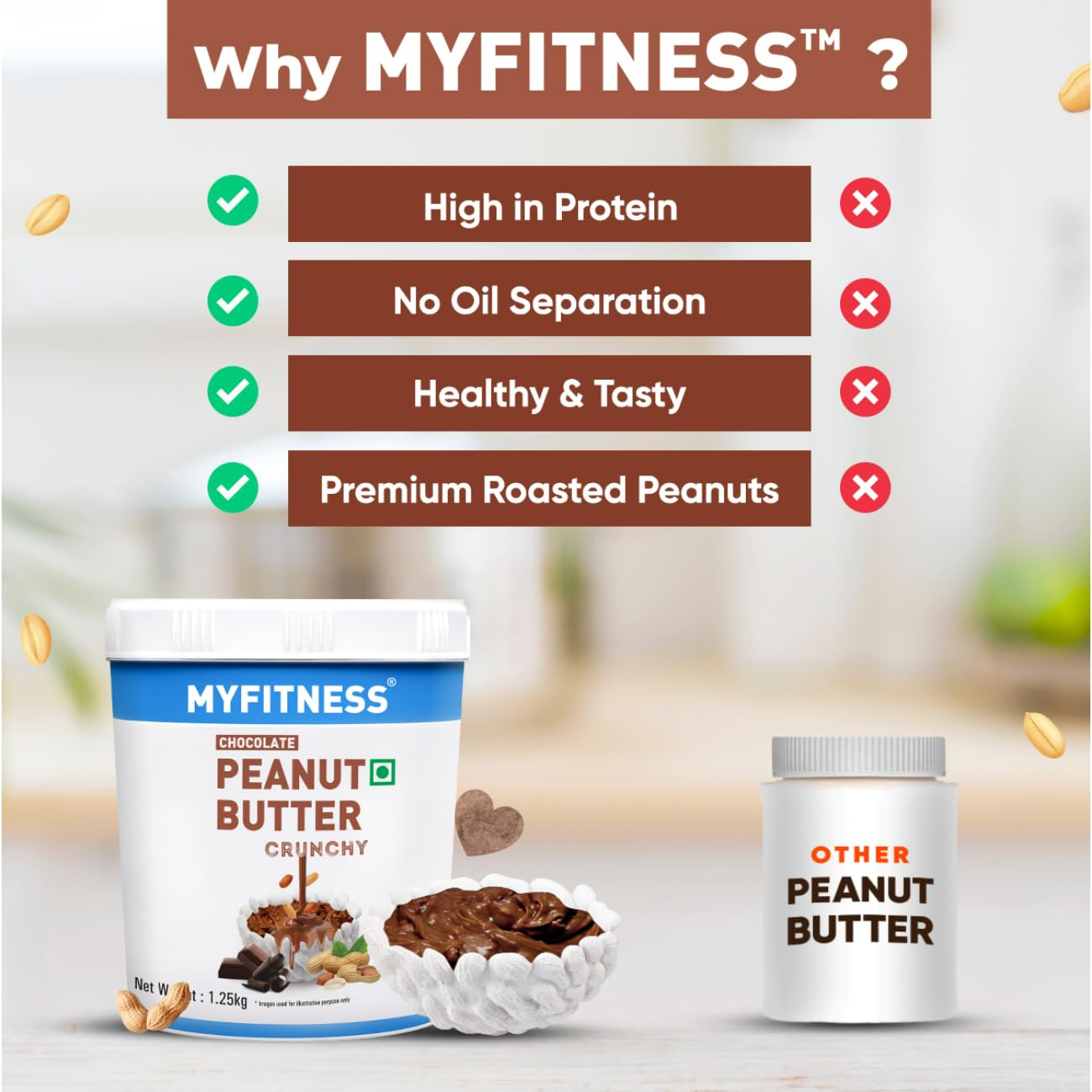 MYFITNESS Peanut Butter Chocolate Spread