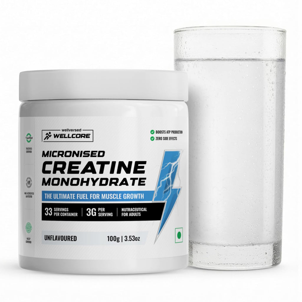 Wellcore Pure Micronised Creatine Powder - 33 Servings