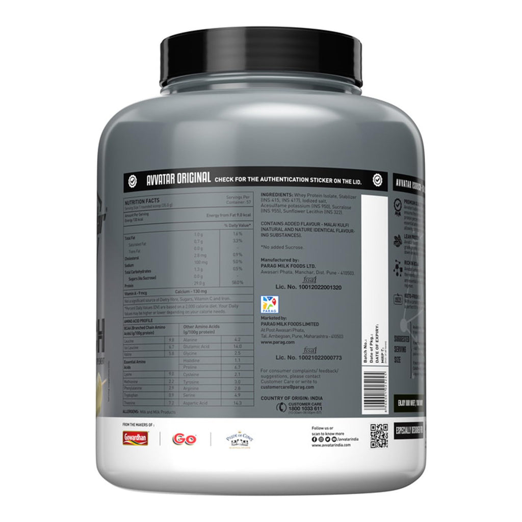 Avvatar ISORICH WHEY Isolate PROTEIN
