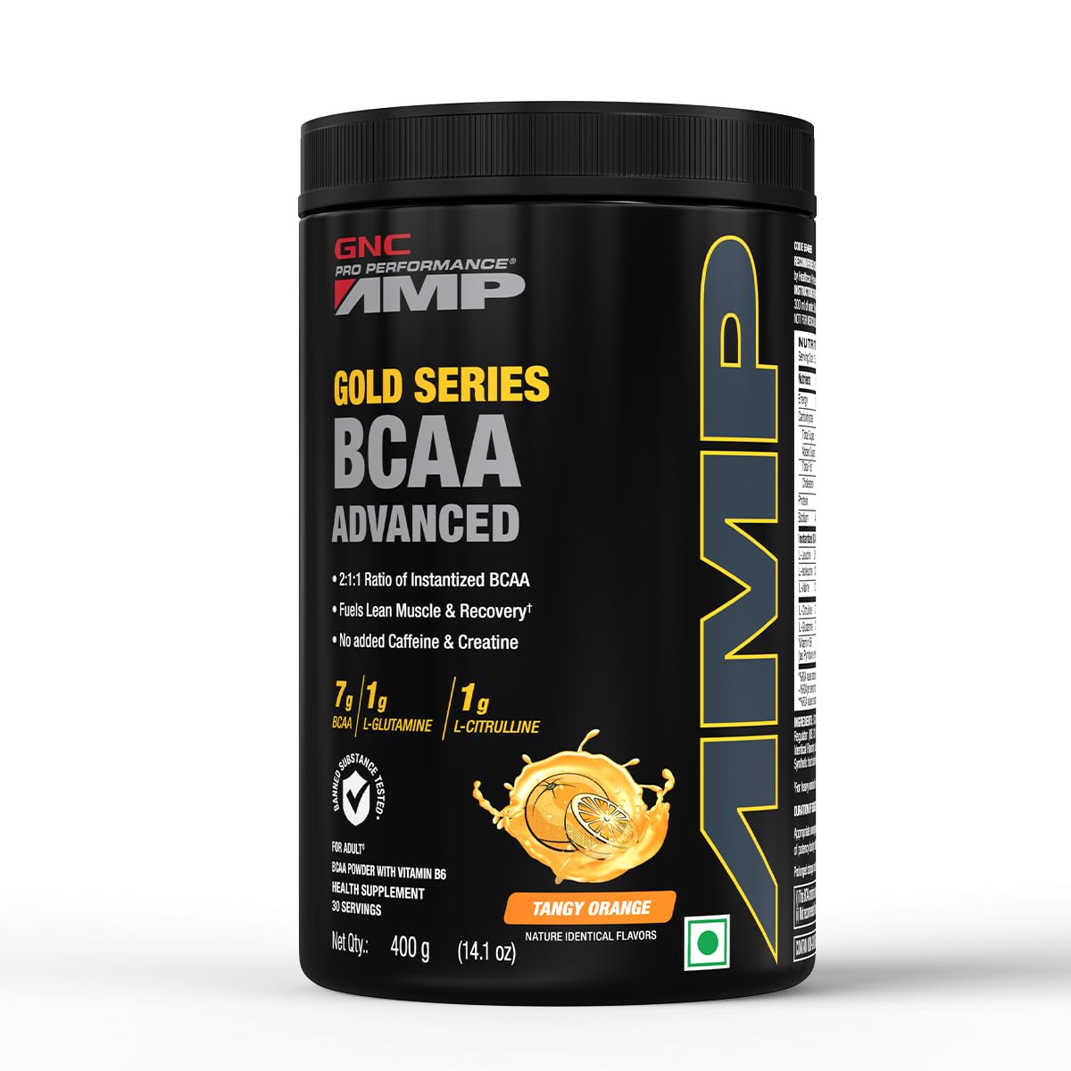 GNC AMP Gold Series BCAA Advanced | 400 gm | 30 Servings