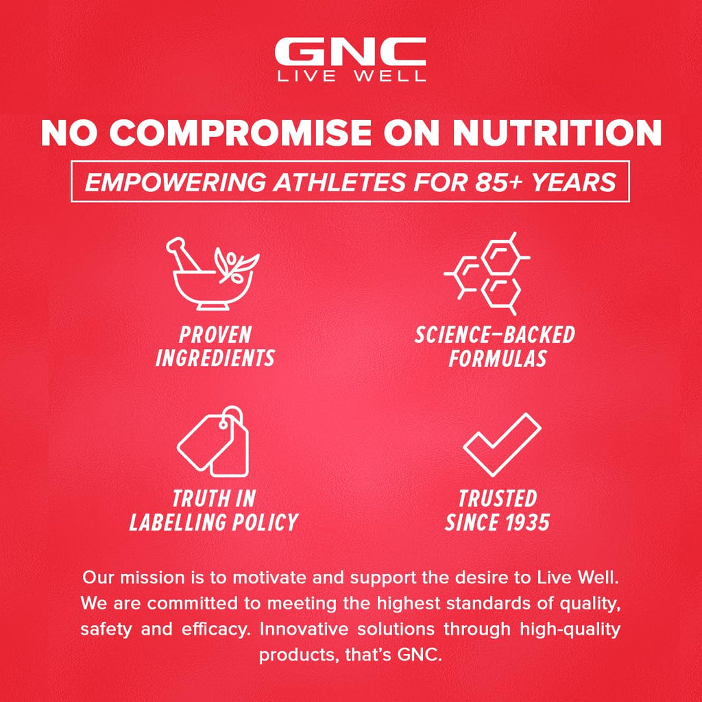 GNC AMP Gold Series BCAA Advanced | 400 gm | 30 Servings