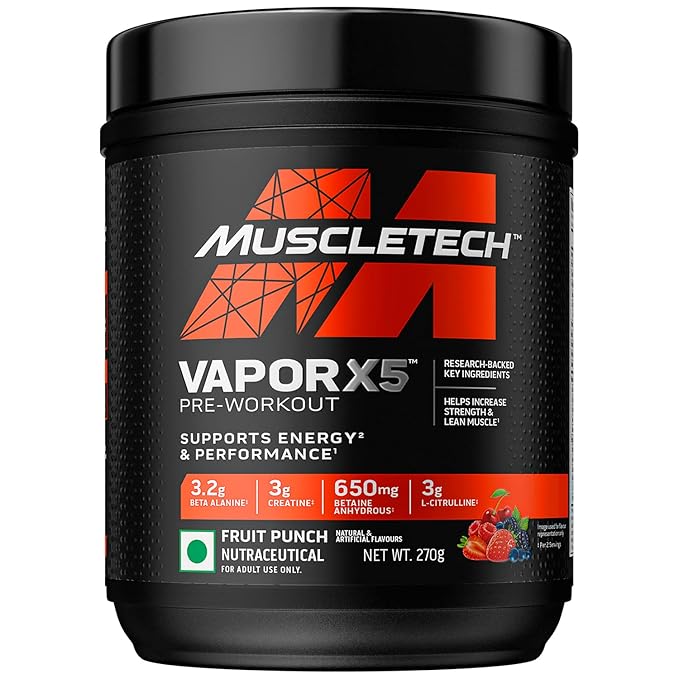 MuscleTech Vapor X5 Pre Workout Powder