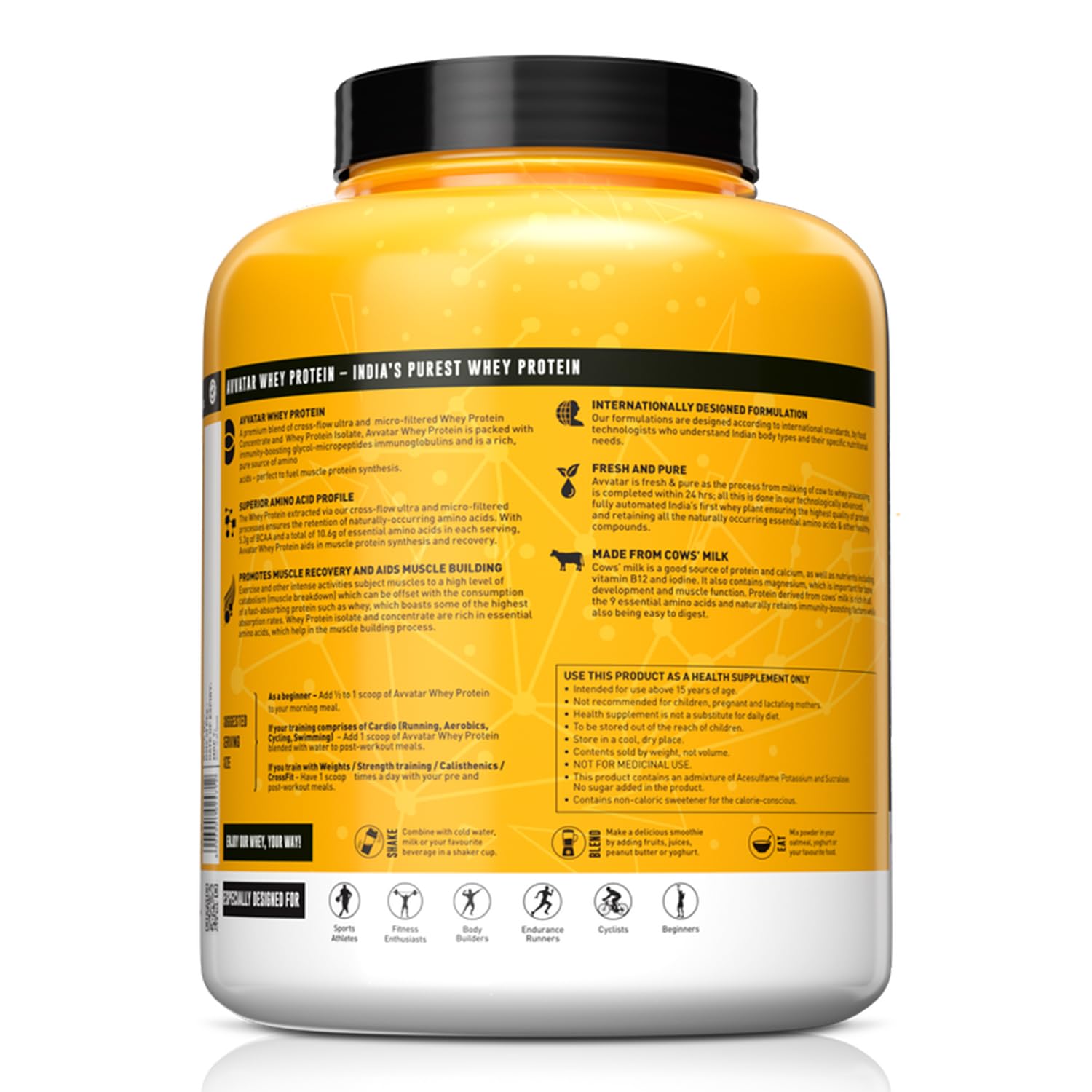 Avvatar WHEY PROTEIN | Isolate & Concentrate Blend