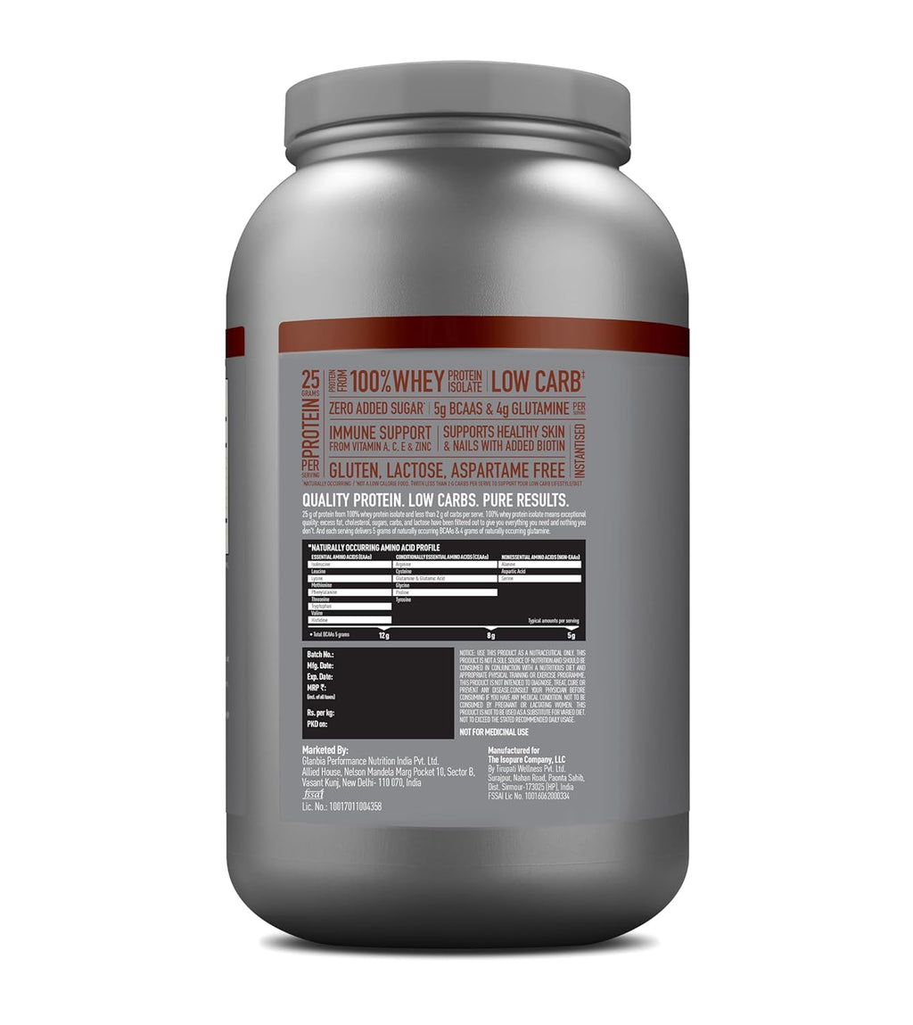 Isopure Whey Isolate Protein Powder