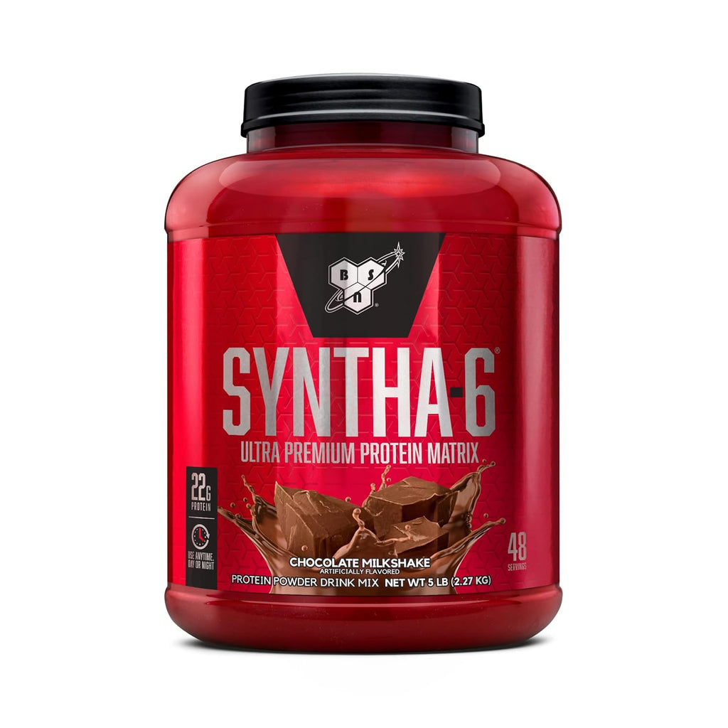 BSN Syntha 6 Protein Powder - 5 lbs, 2.27 kg (Chocolate Milkshake)