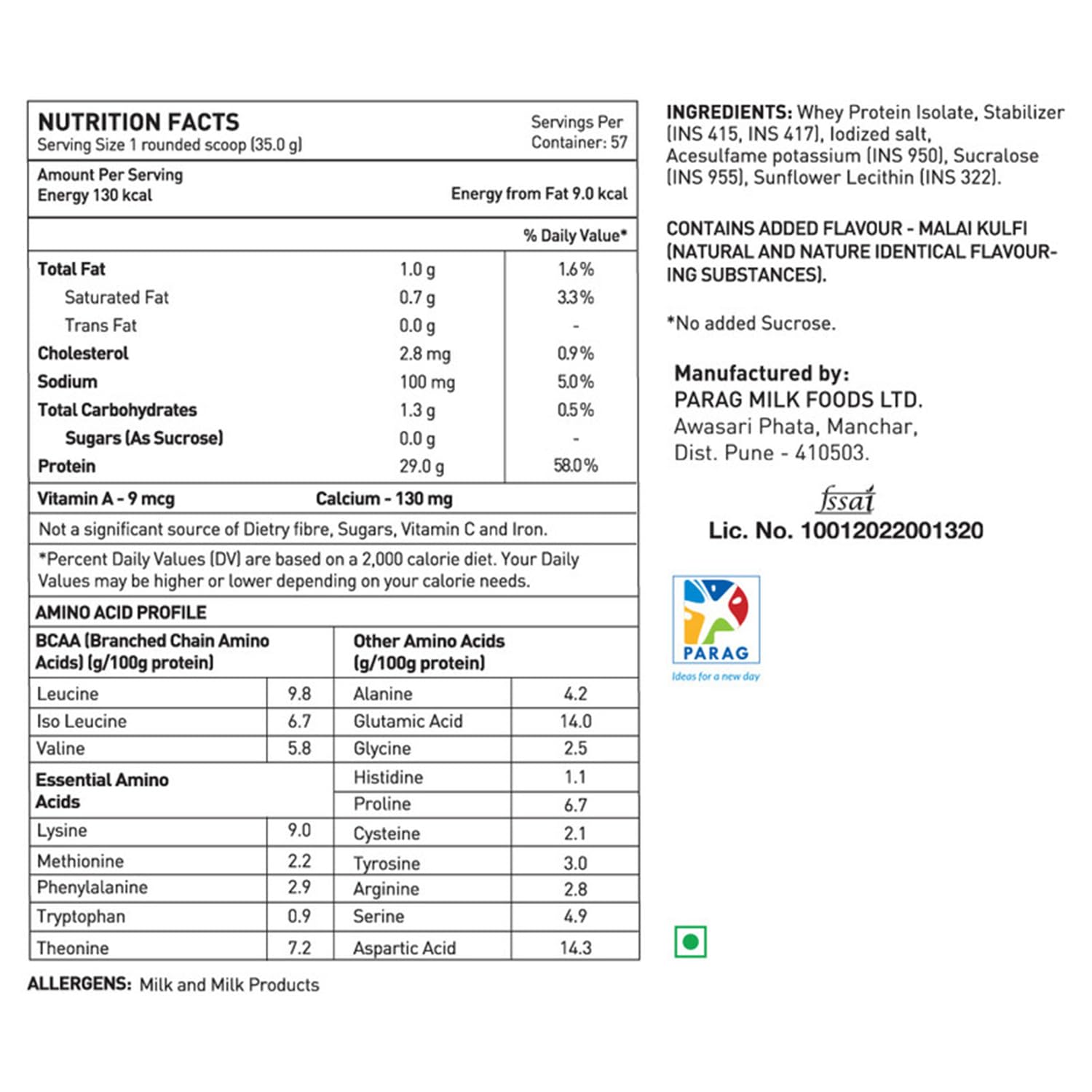 Avvatar ISORICH WHEY Isolate PROTEIN