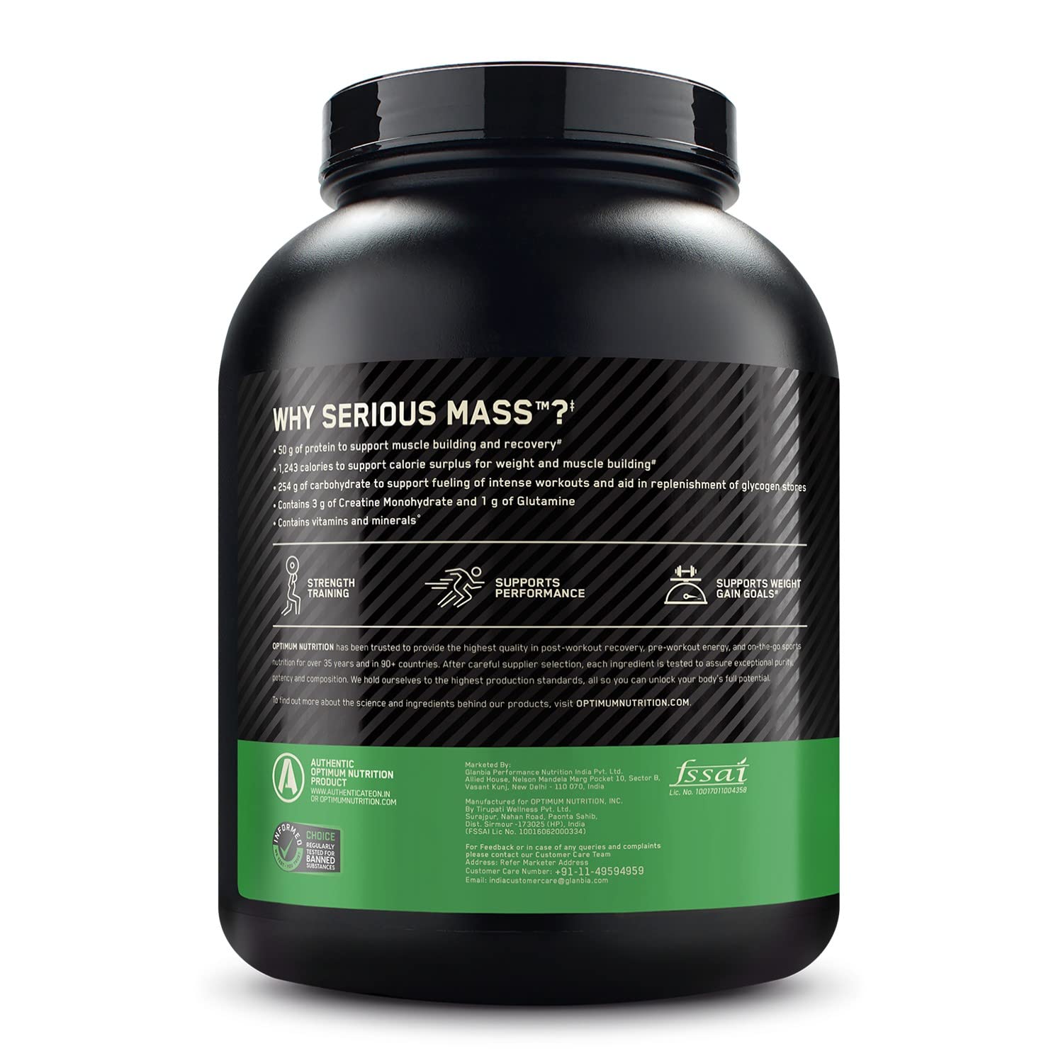 OPTIMUM NUTRITION (ON) Serious Mass 3Kg