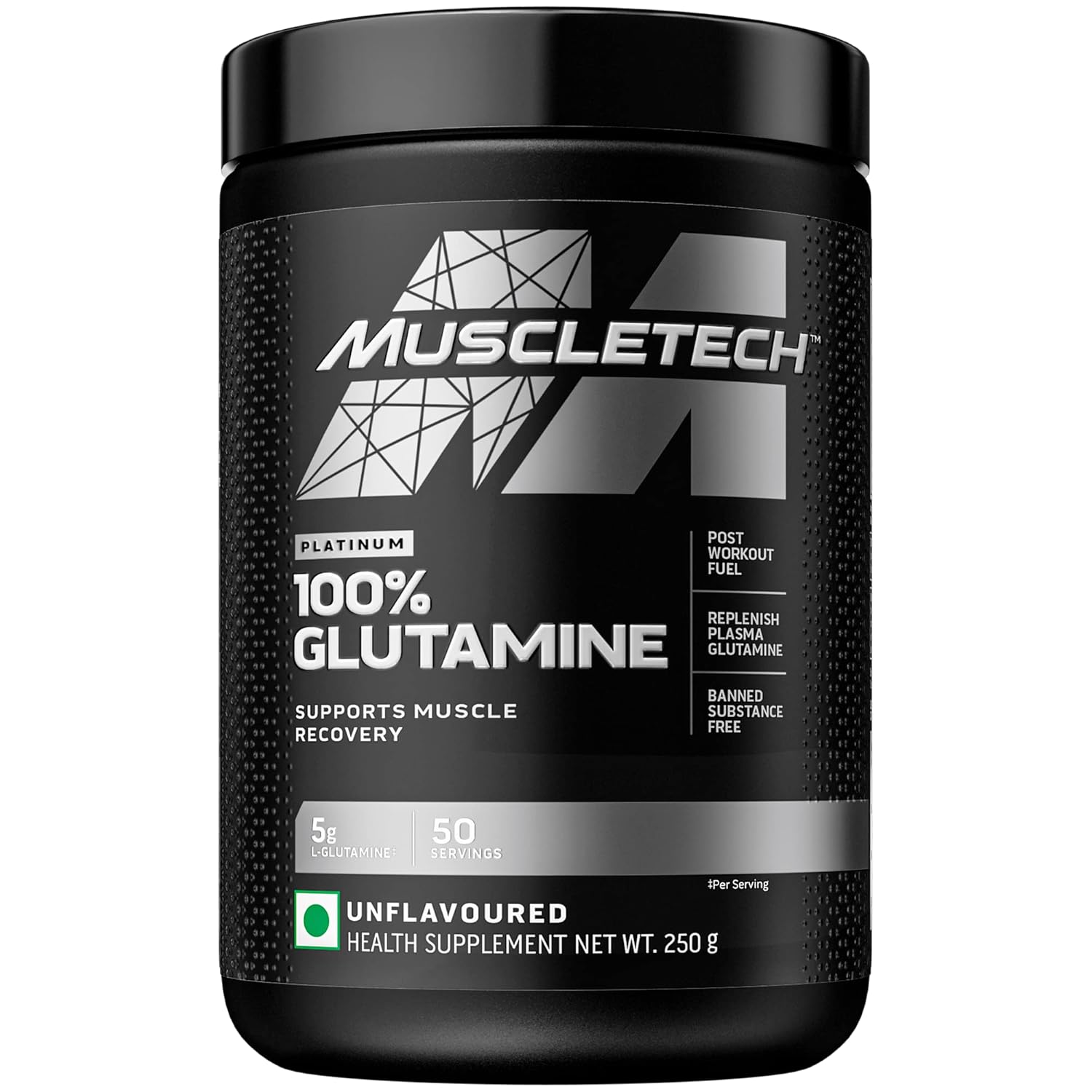 MUSCLETECH™ PLATINUM 100% GLUTAMINE, 0.55lb