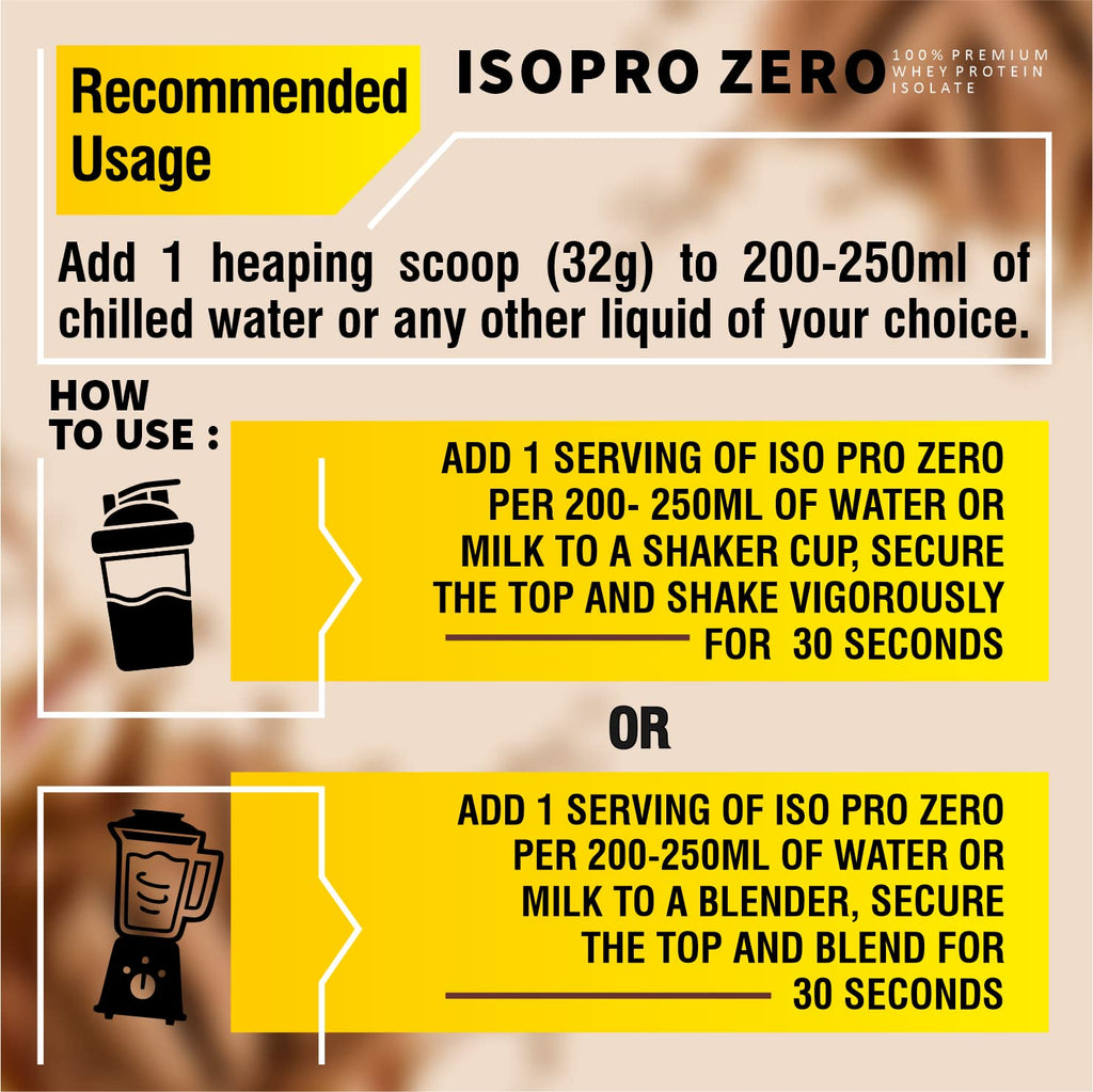 HEALTHFARM Isopro Zero Whey Isolate Protein Powder