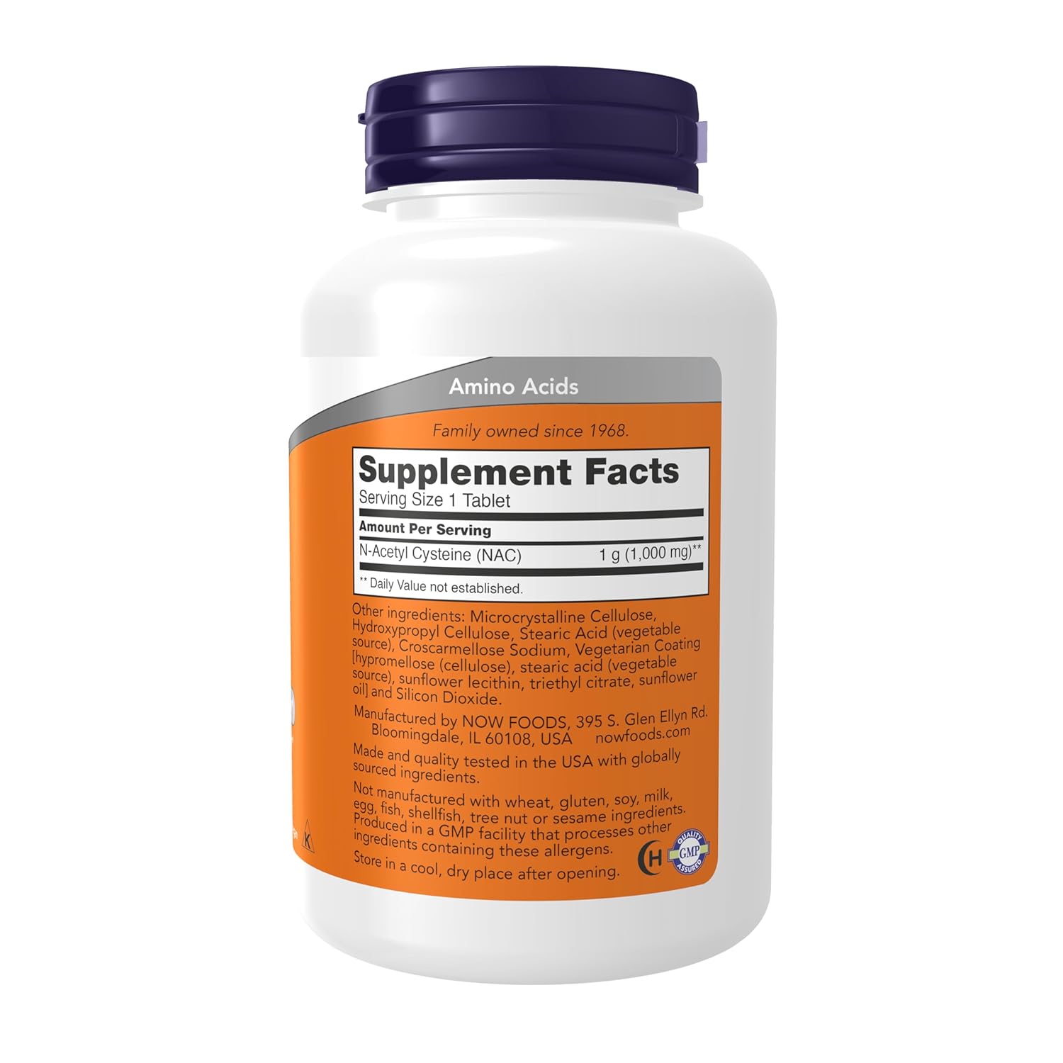 Now Foods N - Acetyl Cysteine 1000 Mg, 120 Tablets