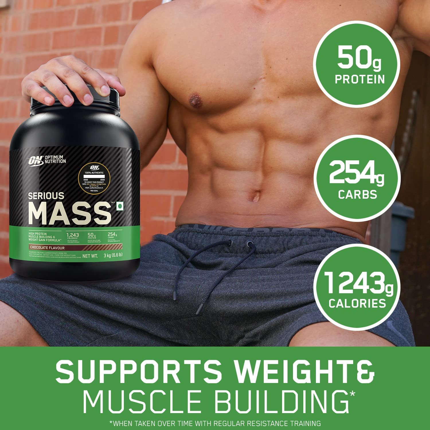 OPTIMUM NUTRITION (ON) Serious Mass 3Kg