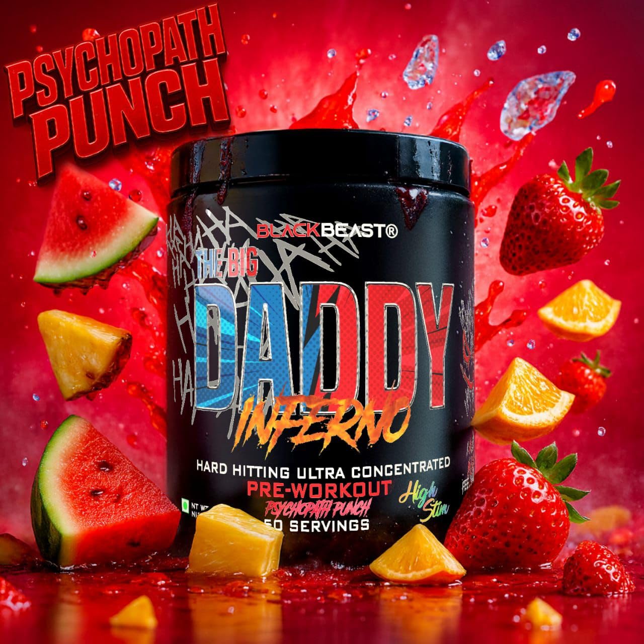 Black Beast The Big Daddy Inferno Pre workout