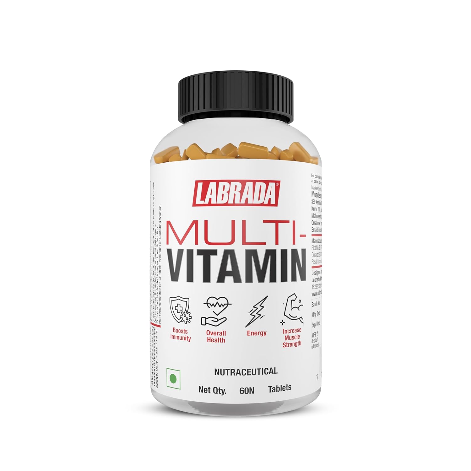 Labrada MultiVitamin Tablet 60N