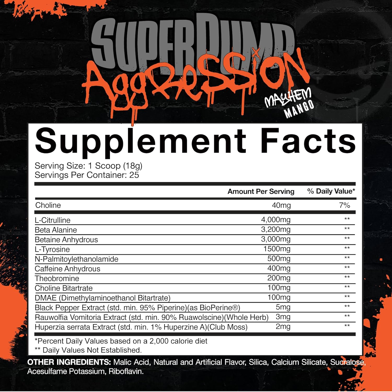 Gaspari Nutrition SuperPump Aggression Pre-Workout