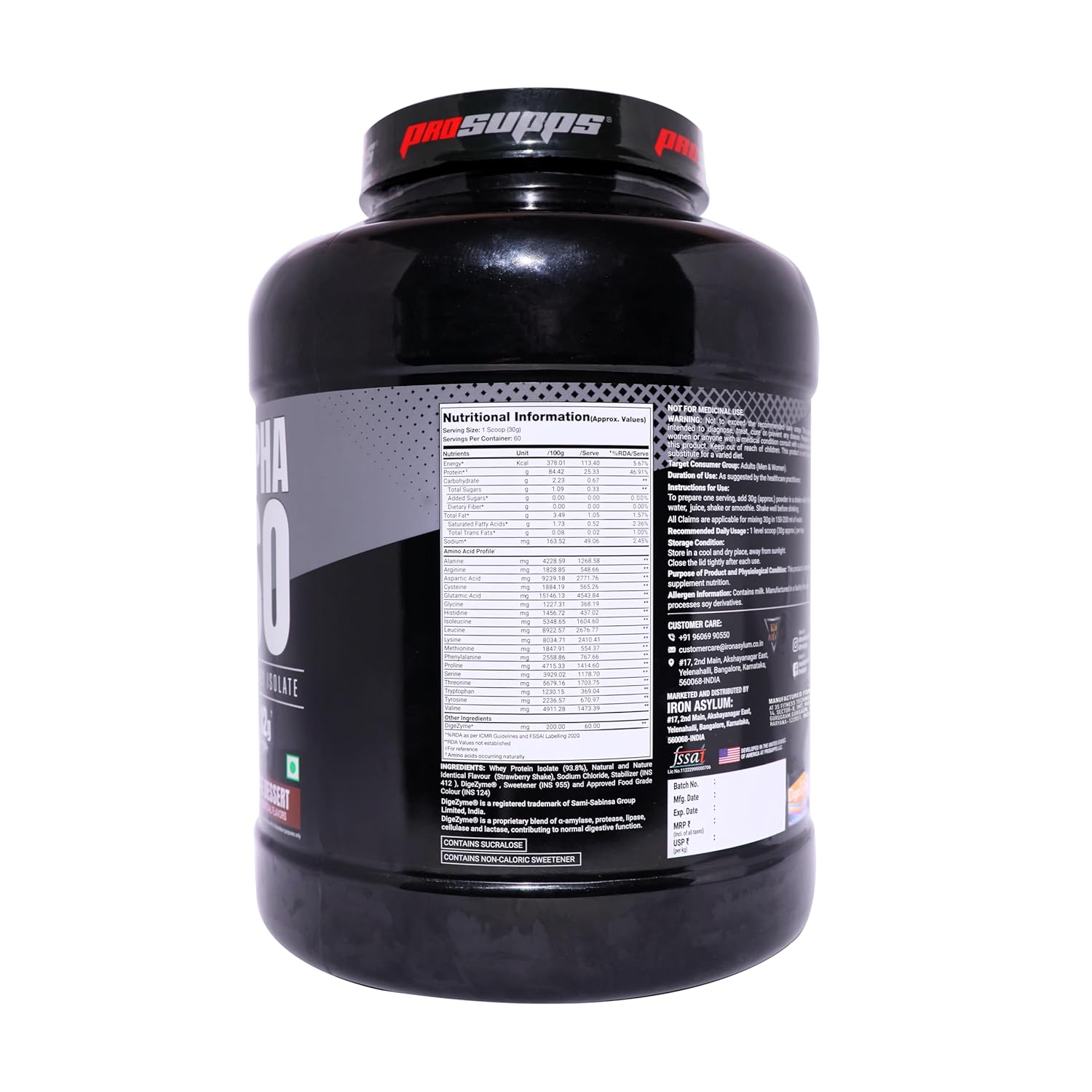 PS PROSUPPS Alpha Iso Premium Whey Isolate