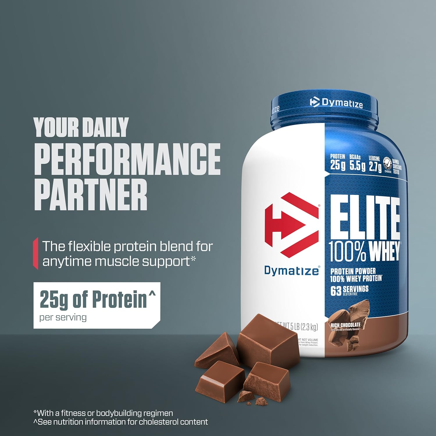 Dymatize Nutrition Elite 100% Whey Protein-5 Lbs