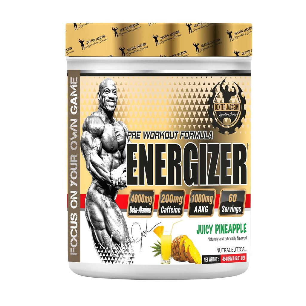Dexter Jackson Energizer | Pre-Workout Powder 60 Servings, 454 Gram