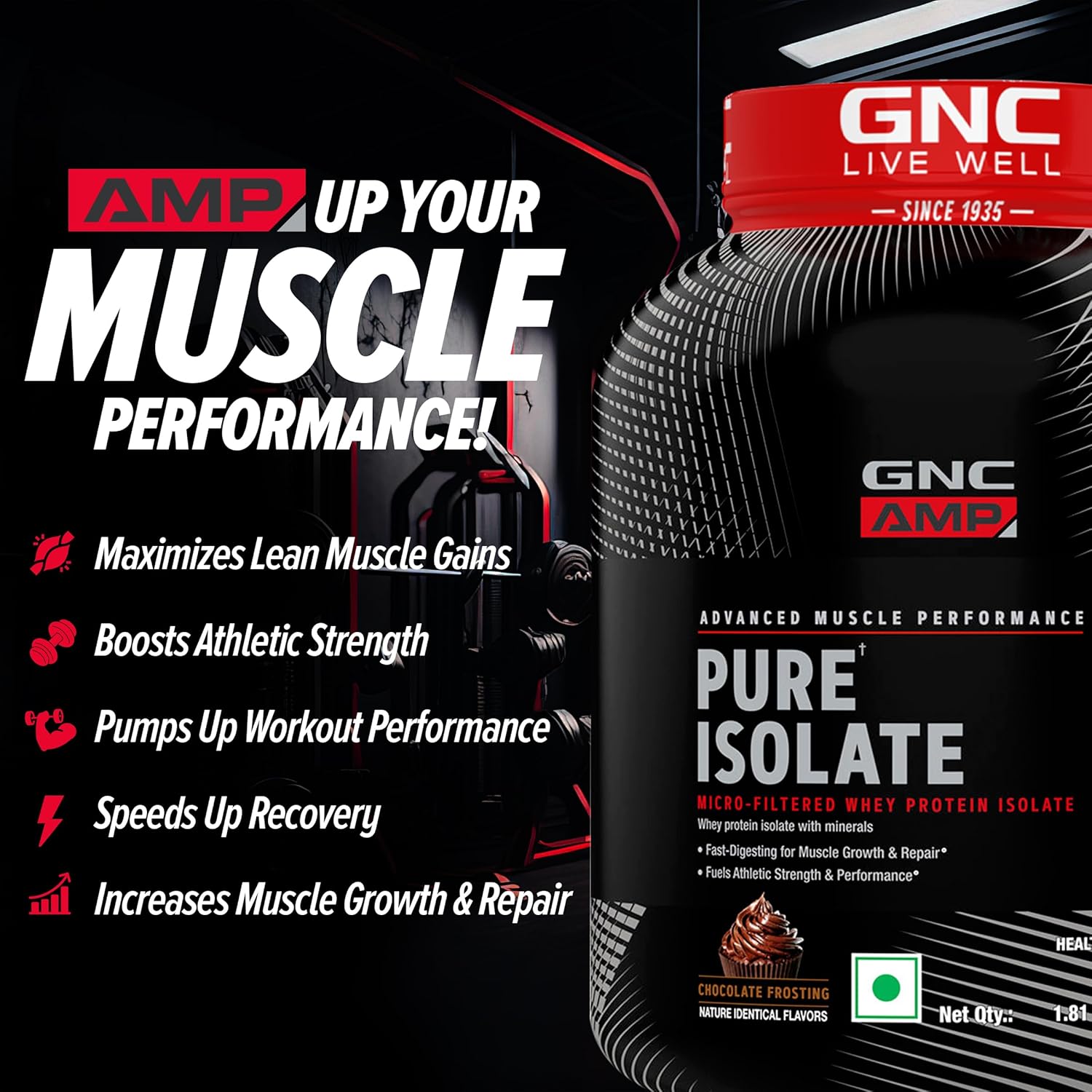 GNC Amp Pure Isolate Low Carb
