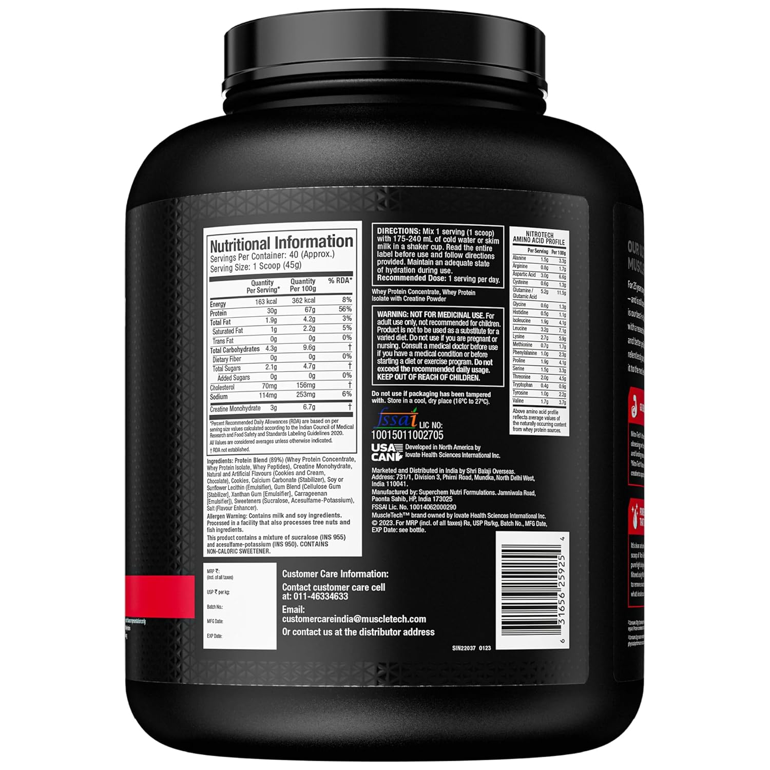 MuscleTech Nitro-Tech Whey Protein