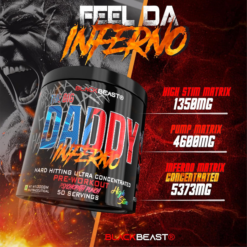 Black Beast The Big Daddy Inferno Pre workout