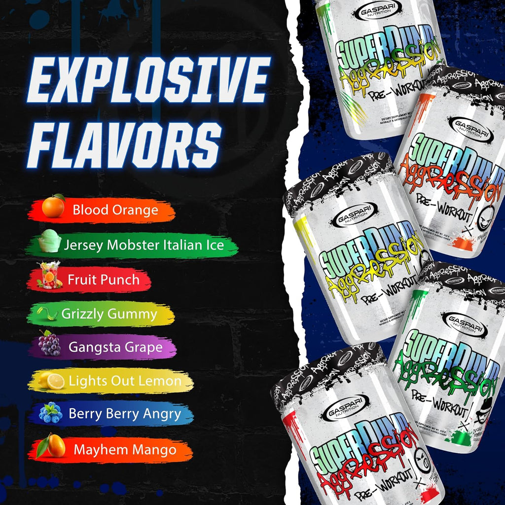 Gaspari Nutrition SuperPump Aggression Pre-Workout