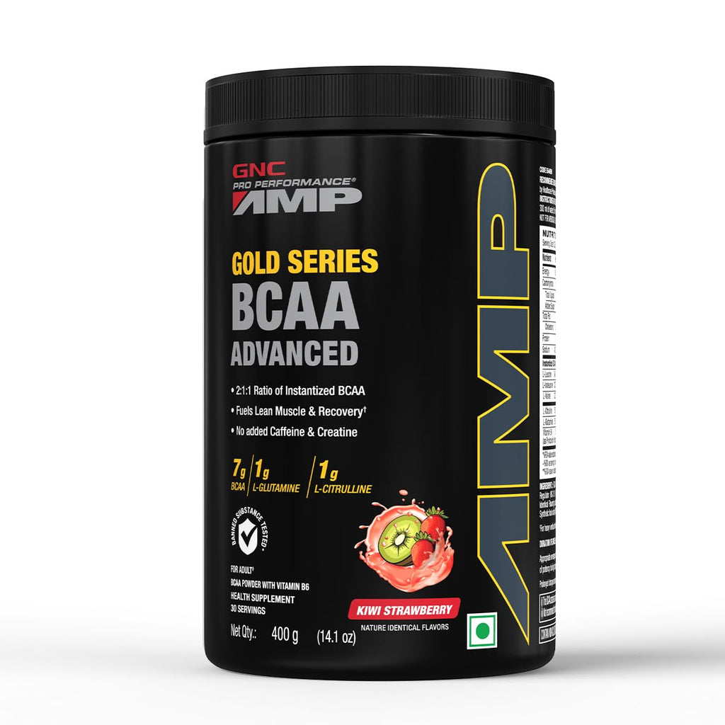 GNC AMP Gold Series BCAA Advanced | 400 gm | 30 Servings