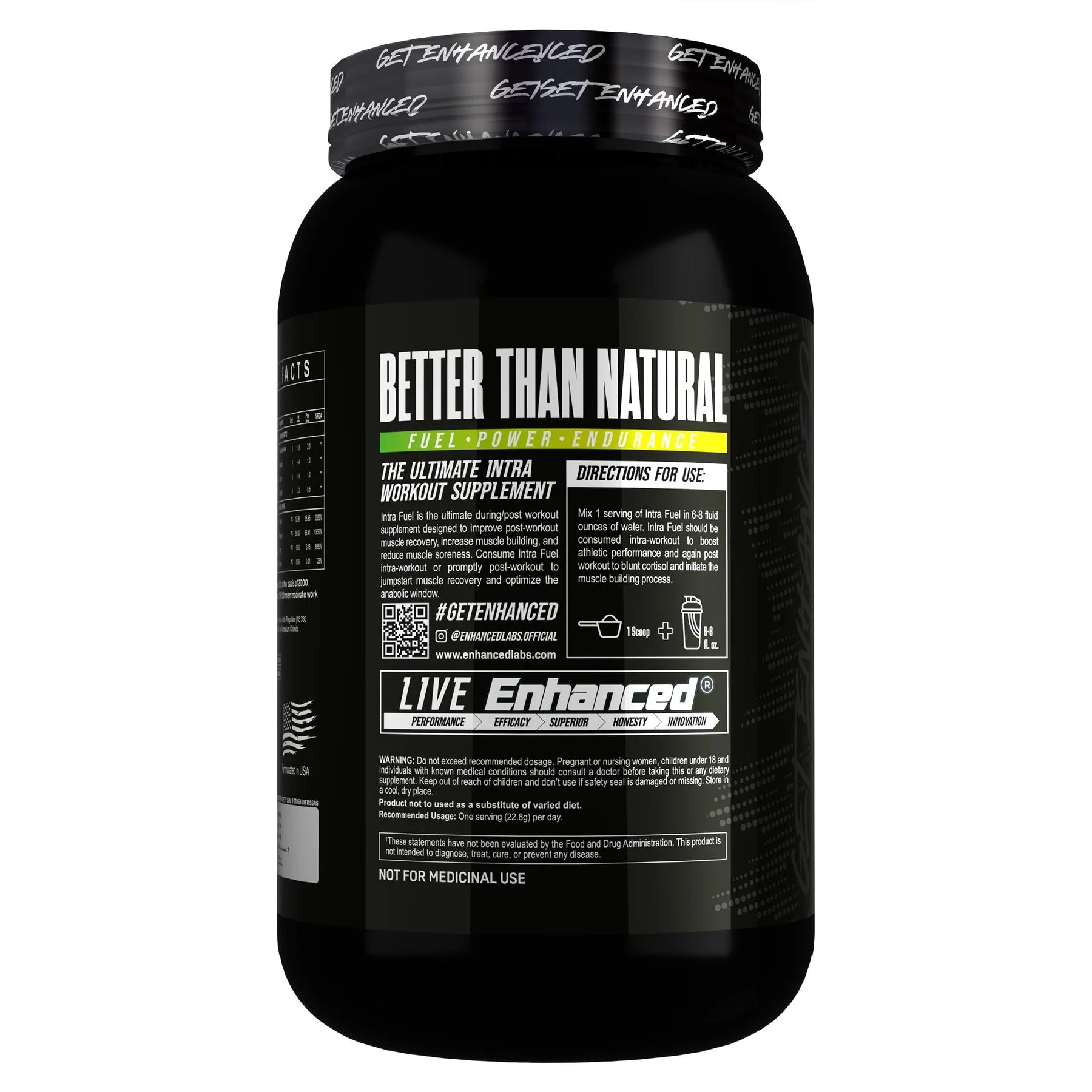 Enhanced® INTRA FUEL – Intra-Workout Performance Formula
