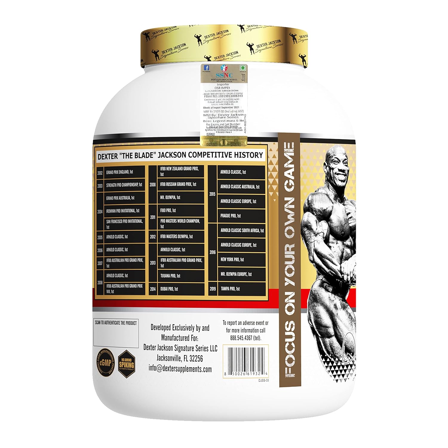 Dexter Jackson Signature Series Legend Whey - Advance Whey And Isolate Protein