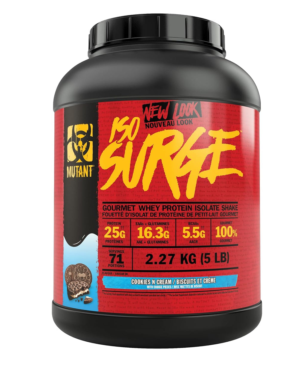 Mutant ISO Surge Whey Protein Isolate 5 lb - Triple chocolate