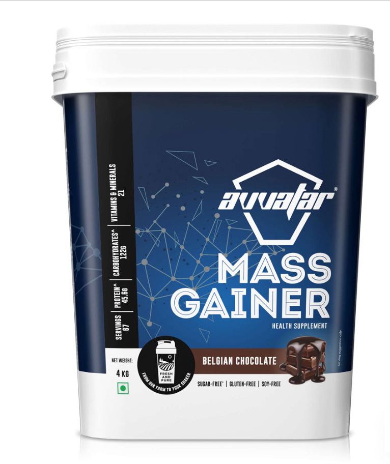 Avvatar MASS GAINER WHEY PROTEIN |  Belgian Chocolate Flavour